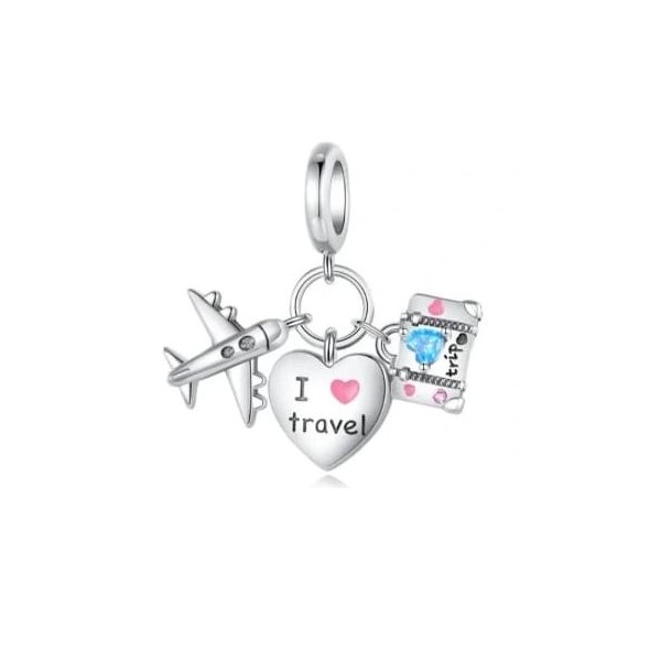 Charms zawieszka srebrna Ag925 podróże IM0090624CH