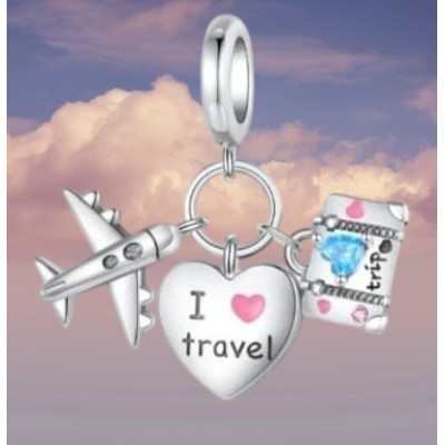 Charms zawieszka srebrna Ag925 podróże IM0090624CH