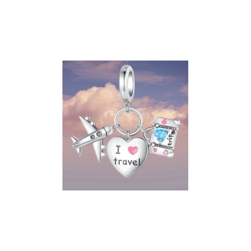 Charms zawieszka srebrna Ag925 podróże IM0090624CH