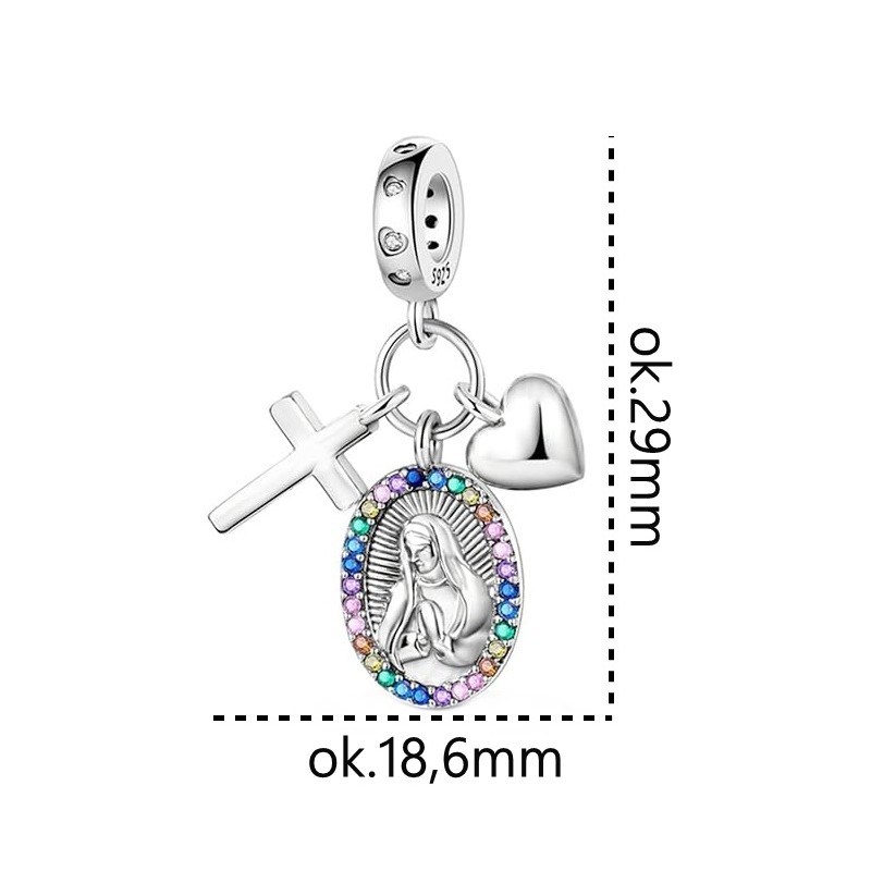 Charms zawieszka srebrna Ag 925 Maryja IM0100524CH