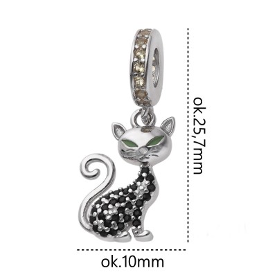 Charms zawieszka srebrna Ag 925 Kot IM0140624CH