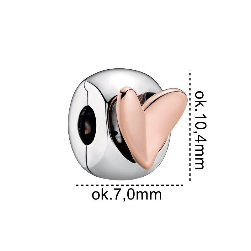 Charms stoper Ag 925 serce IM0230724CH