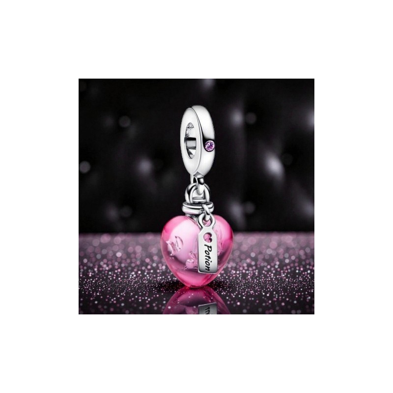 Charms srebrny Ag925 Serce z eliksirem IM0690424CH