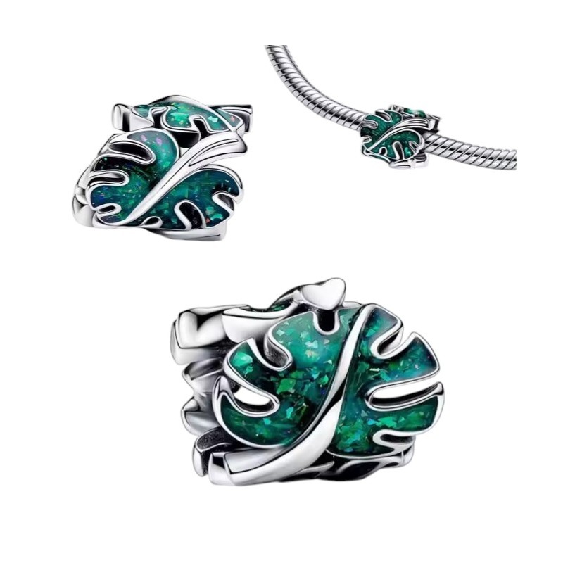 Charms srebrny Ag 925 liść monstery IM2460425CH