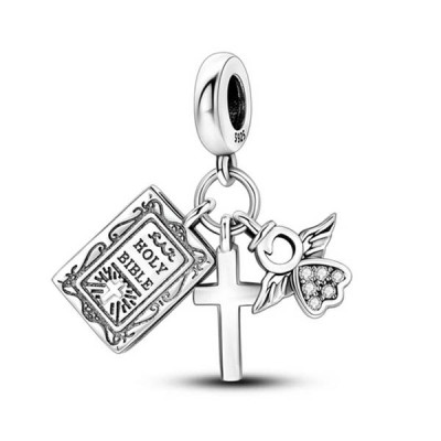 Charms Ag 925 Biblia krzyż aniołek IM0360424CH
