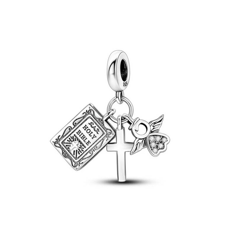 Charms Ag 925 Biblia krzyż aniołek IM0360424CH