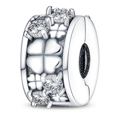 Charms srebrny Ag925 Stoper koniczynka IM0610424CH