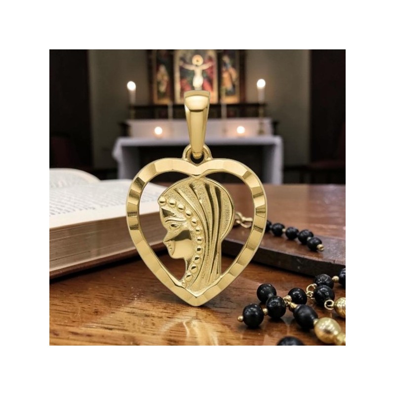 Medalik złoty Au 585 Matka Boska