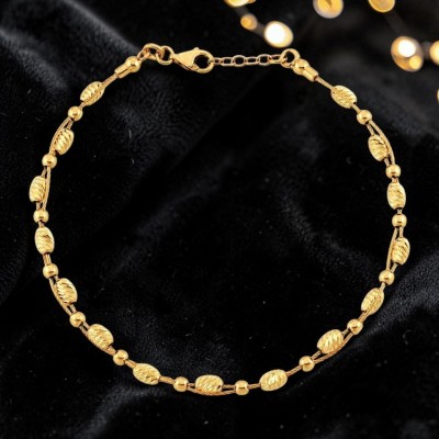 Bransoleta złota Au 585 diamentowane elementy
