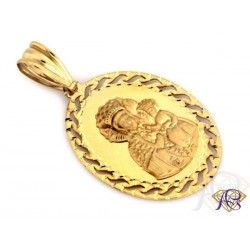 Medalik złoty Au 585 Matka Boska Częstochowska