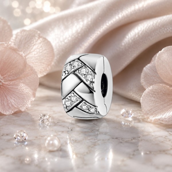 Charms srebrny Ag 925 stoper cyrkonie IM0840525CH