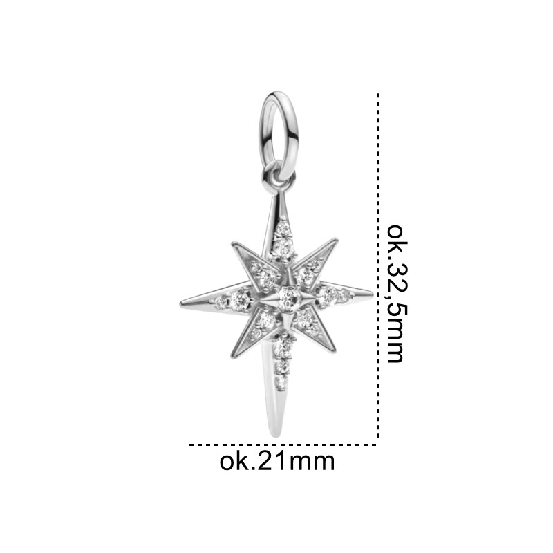 Charms srebrny Ag 925 gwiazda IM0620525CH
