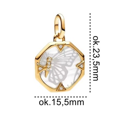 Charms pozłacany Ag 925 motyl IM0500525CHG