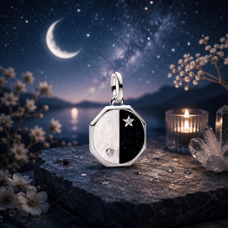 Charms zawieszka Ag 925 yin yang IM2190425CH