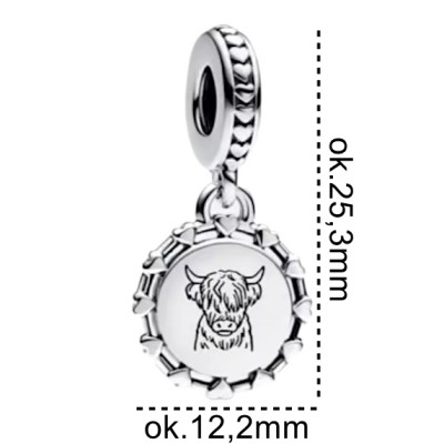 Charms srebrny zawieszka Ag 925 Byk IM2830425CH