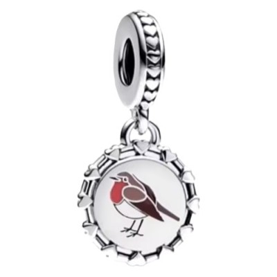 Charms zawieszka Ag 925 ptak rudzik IM2600425CH