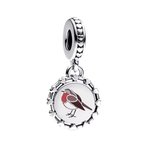 Charms zawieszka Ag 925 ptak rudzik IM2600425CH