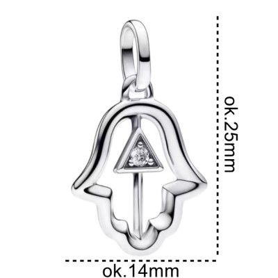 Charms zawieszka Ag 925 dłoń Fatimy IM2270425CH