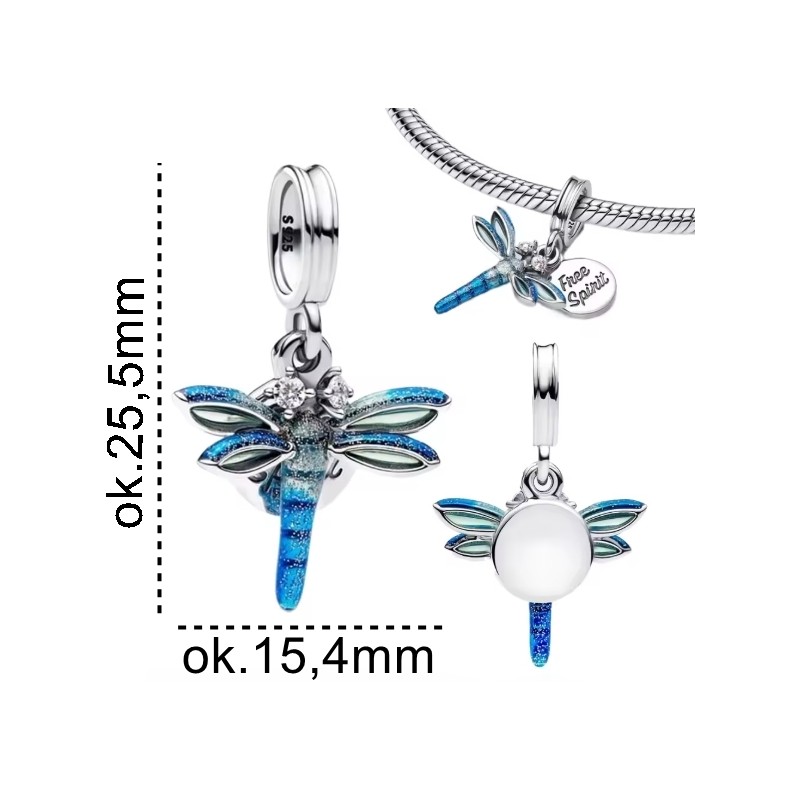 Charms zawieszka srebrna Ag 925 ważka IM2400425CH