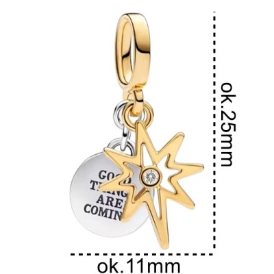Charms zawieszka Ag 925 gwiazda IM2610425CH