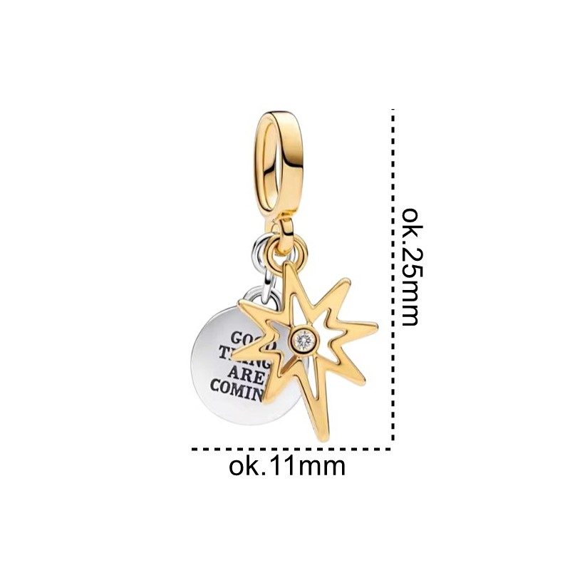 Charms zawieszka Ag 925 gwiazda IM2610425CH
