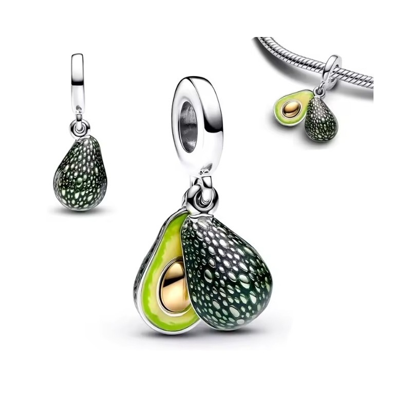 Charms zawieszka srebrna Ag925 Awokado IM2880425CH