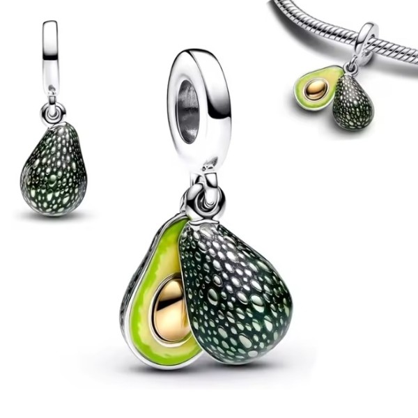 Charms zawieszka srebrna Ag925 Awokado IM2880425CH