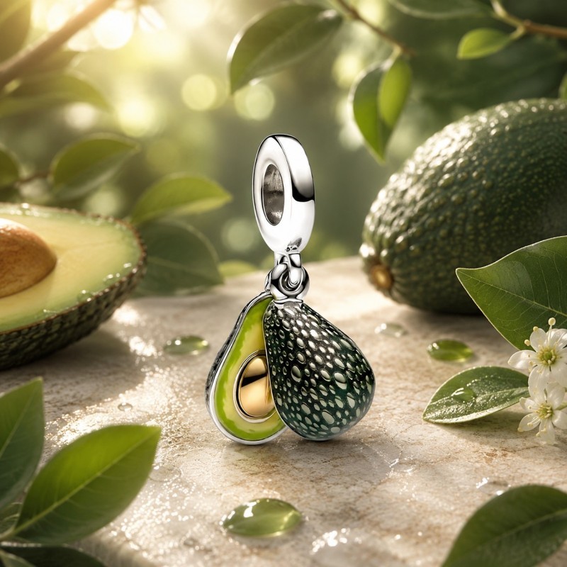 Charms zawieszka srebrna Ag925 Awokado IM2880425CH