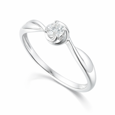 Pierścionek Au 585 z diamentem R38480W