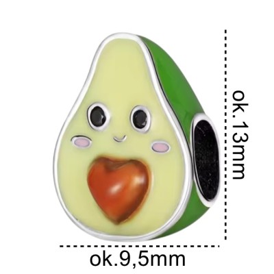 Charms srebrny Ag 925 awokado IM2390425CH