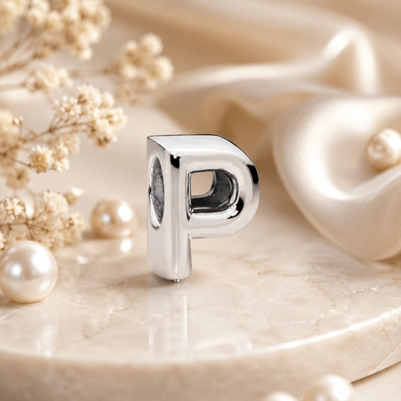 Charms srebrny Ag 925 literka P IM2040425CH