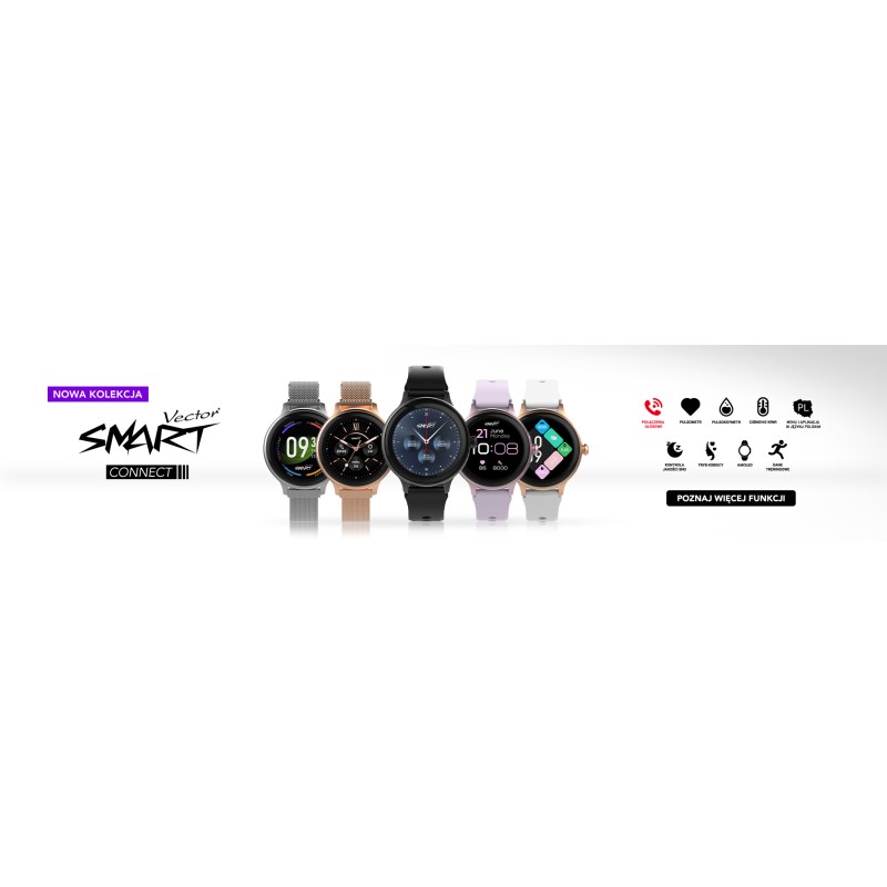 Smartwatch Vector SMART VCTR-35-03BK