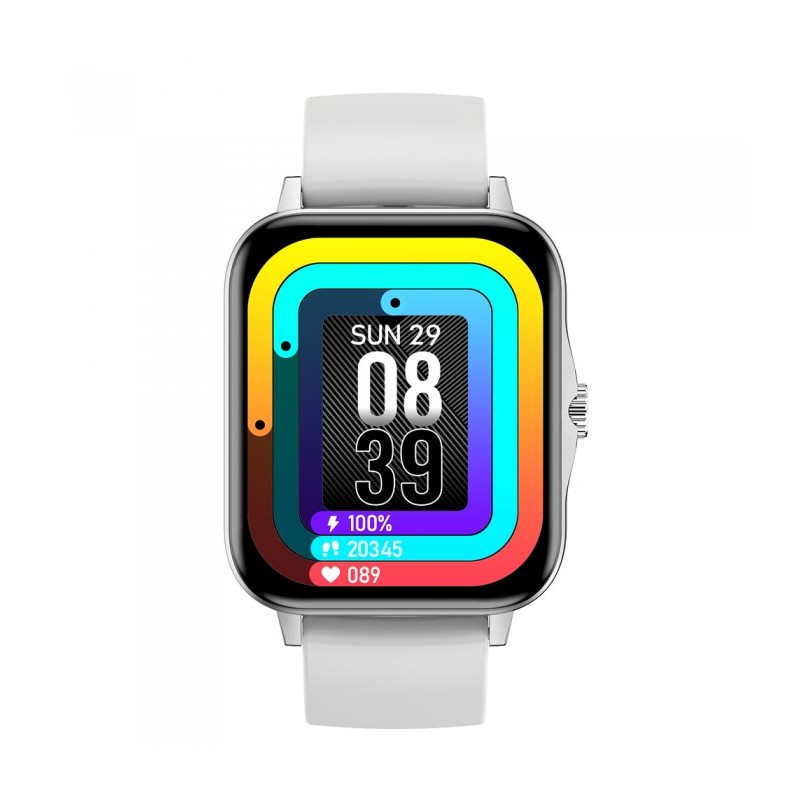 Smartwatch JK Active JKA06 Silver biały pasek