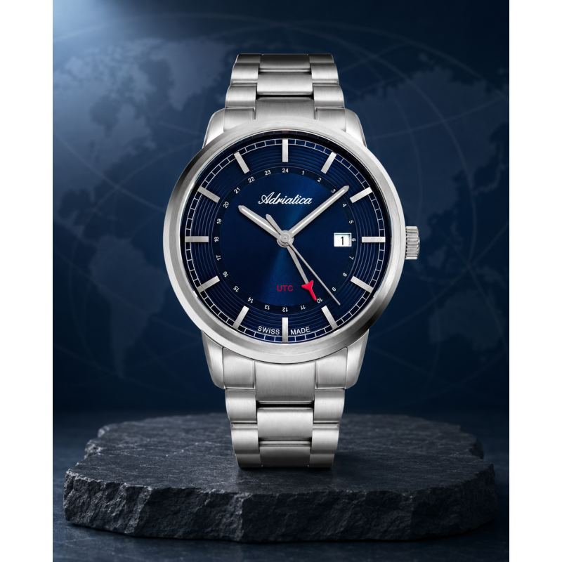 Zegarek męski Adriatica A8307.5115Q – Swiss Made
