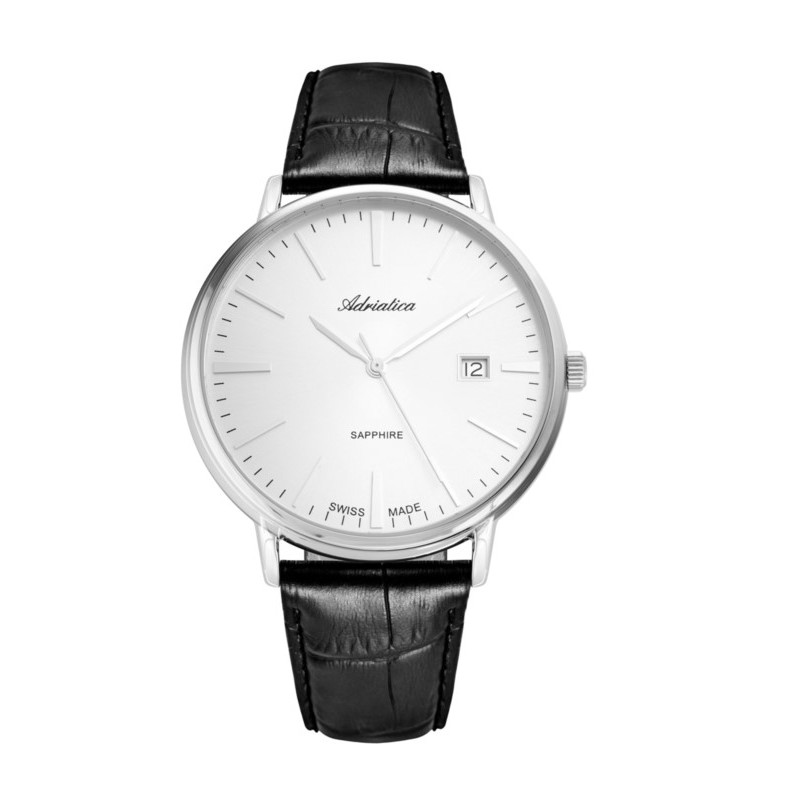 Zegarek męski Adriatica A1283.5213Q–skórzany pasek