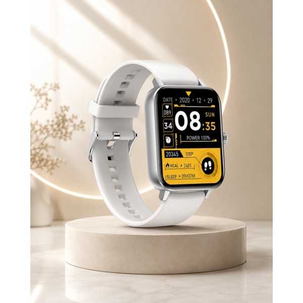 Smartwatch JK Active JKA06 Silver biały pasek