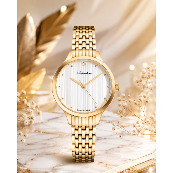 Zegarek damski Adriatica A3768.1143Q Swiss Made