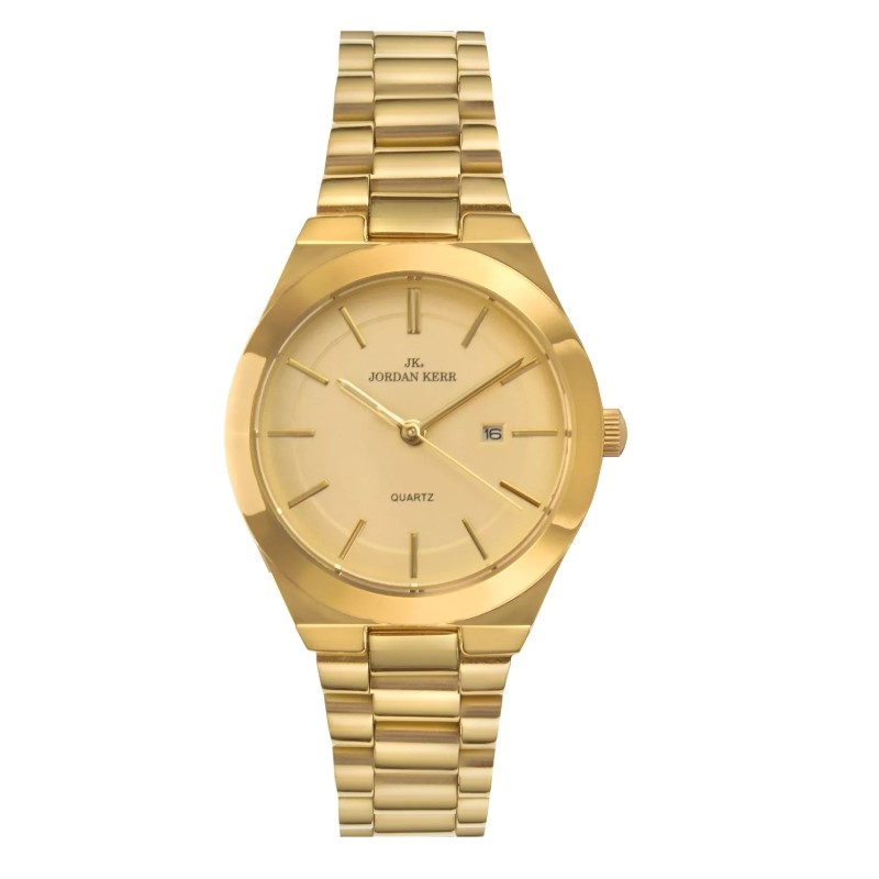 Zegarek damski Jordan Kerr P9013 IPG Gold Dial