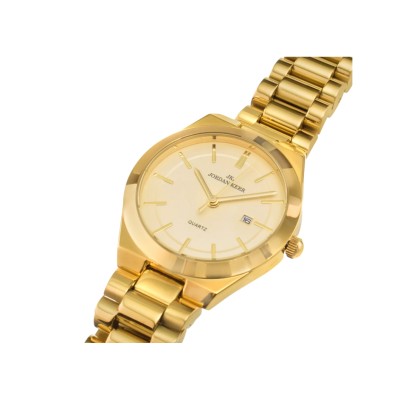 Zegarek damski Jordan Kerr P9013 IPG Gold Dial