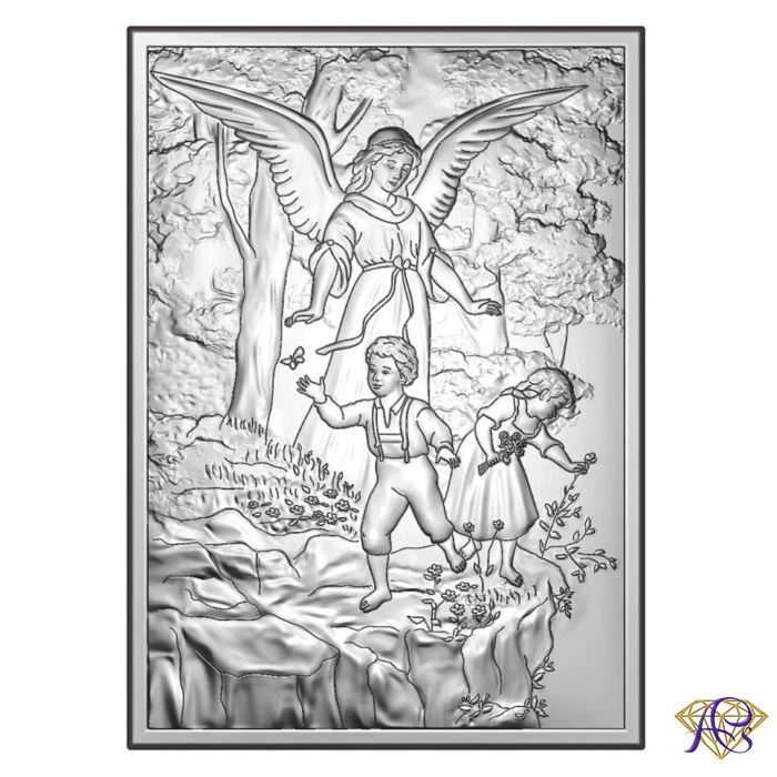 Obrazek srebrny Anioł Stróż 6446