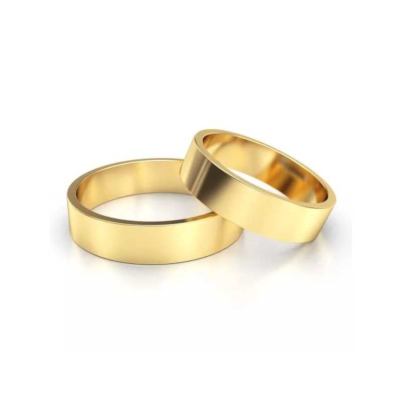 Obrączka złota Au 585 płaska 10001/4mm