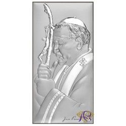 Obrazek srebrny Święty Jan Paweł II 6791
