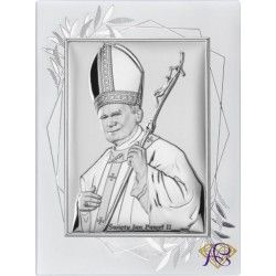 Obrazek srebrny Święty Jan Paweł II DS16FO/2