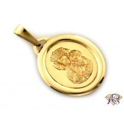 Medalik ze złota Au 585 Częstochowska