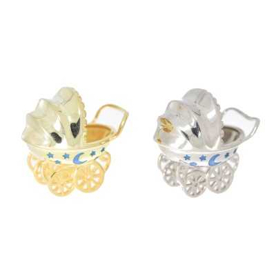 Wózek srebrny Ag 925 Pozłacany W01BG