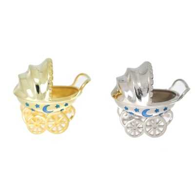 Wózek srebrny Ag 925 Pozłacany W01BG