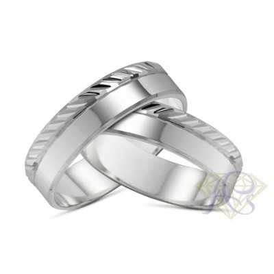 Obrączka srebrna rodowana Ag 925 OBR030