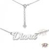 Naszyjnik srebrny imię Diana DIANA/CEL/R
