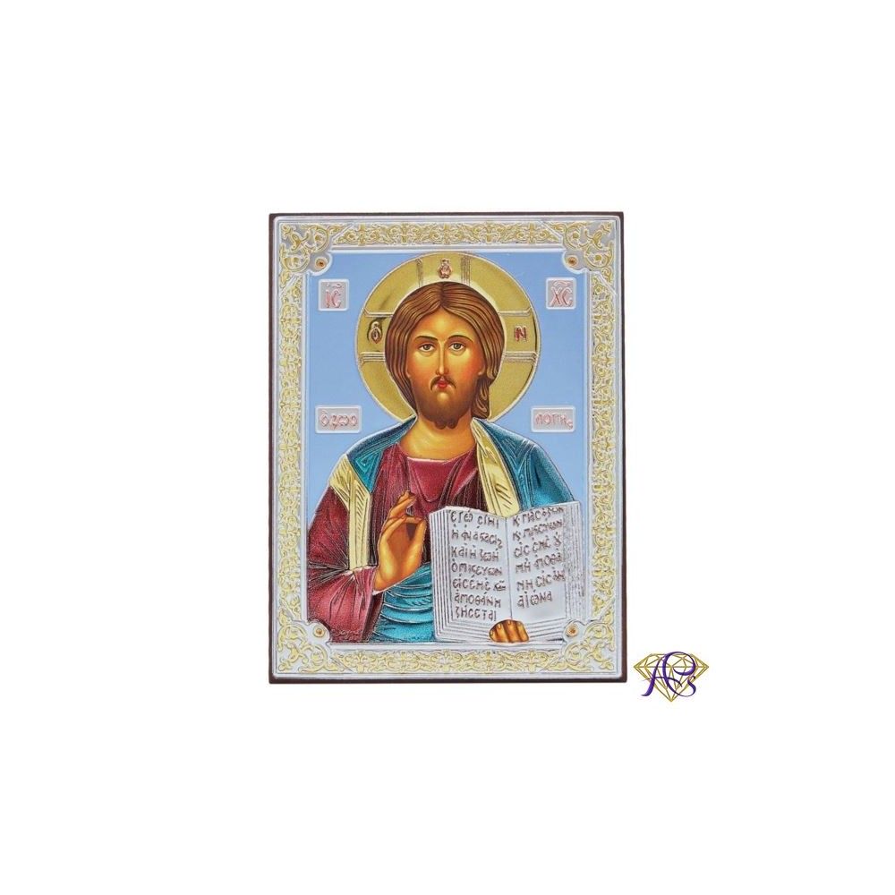Ikona srebrna Jezus Pantokrator 31183D