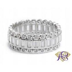 Srebrny pierścionek Ag 925 z kryształkami r.18